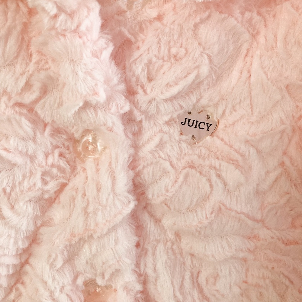 ππ NEW Juicy Couture Toddler Fur Coat ππ - Picture 3 of 7